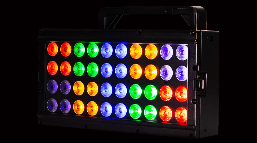 Blinded By The Lights: Meet ADJ’s Powerful and Flexible New 40 HEX Panel IP