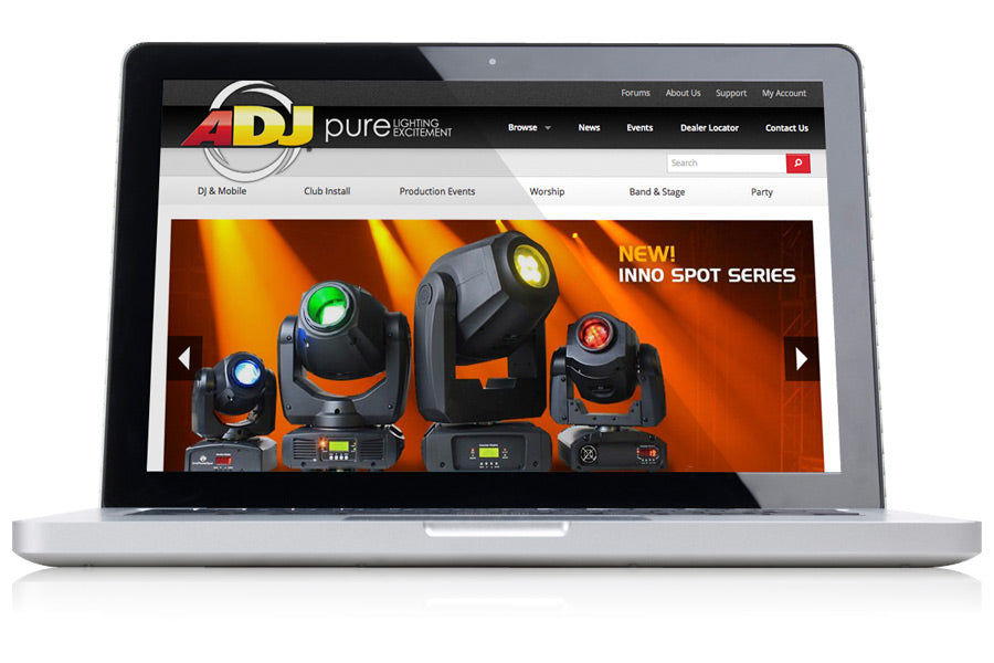 New Look Online for ADJ