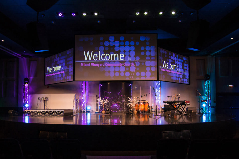 ADJ Adds Modern Touch to Miami Vineyard Church