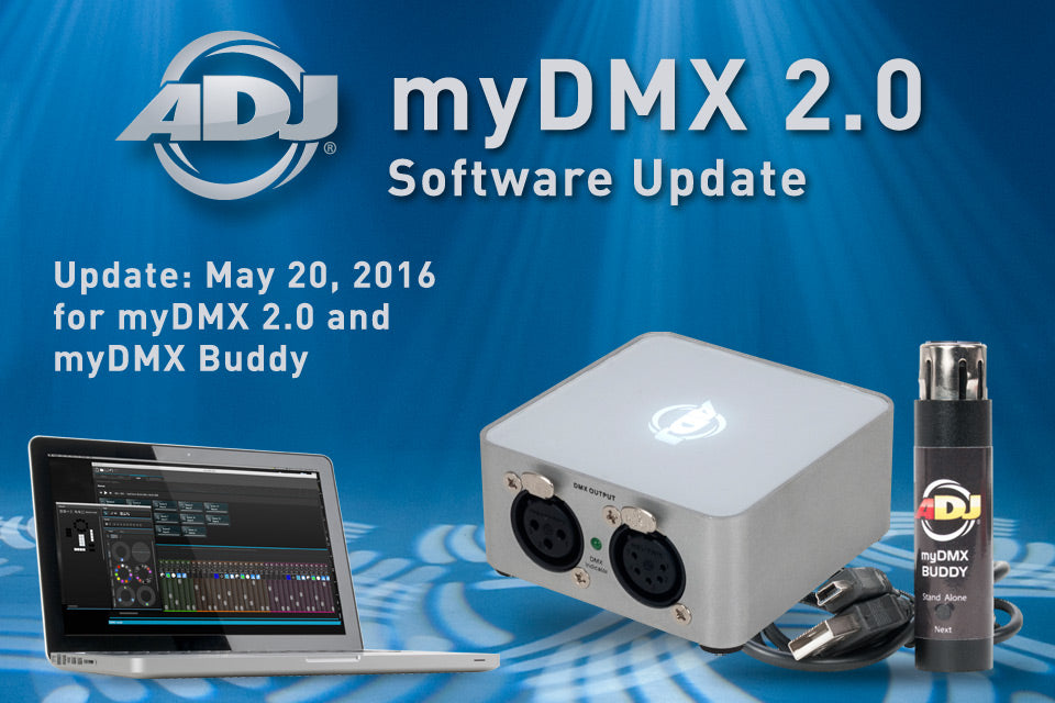 Product News: Software Update for myDMX 2.0