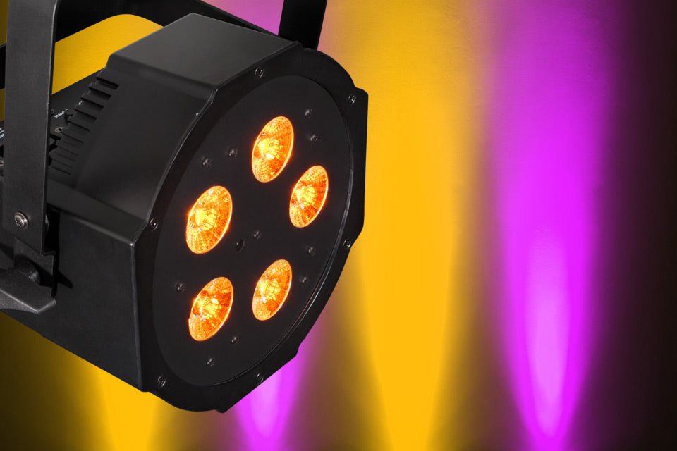 Mega QA Go: Quad Color Wash Lighting, On The Go