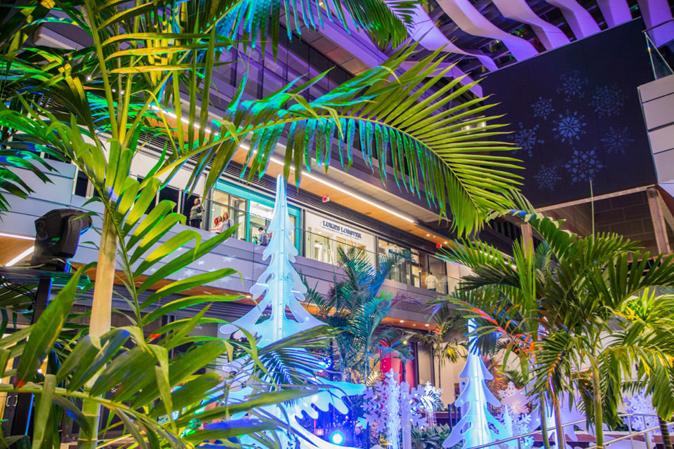 Over 100 ADJ Fixtures Create Holiday Magic At New Miami Mall