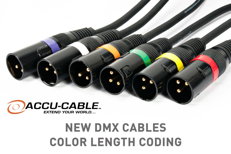 Tom’s Talking: New DMX Cables with Color Length Coding