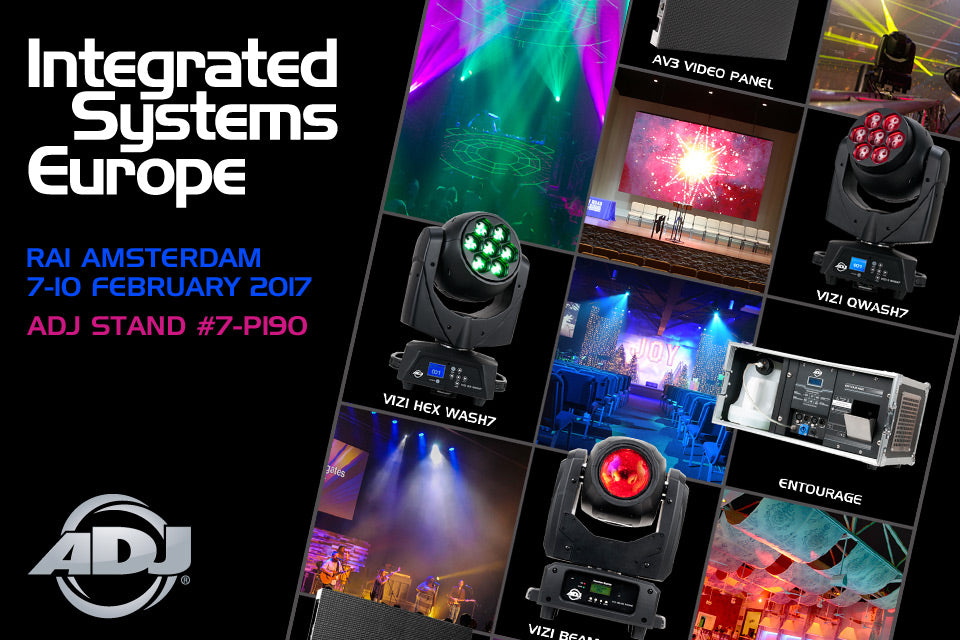 ADJ Lighting Brings ‘Tour de Force’ of Pro Level Products to ISE 2017 in Amsterdam