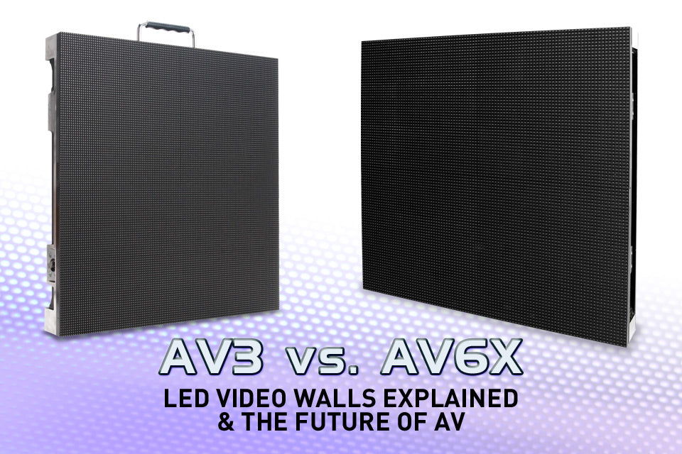 The Future Of AV: LED Video Walls - Alfred Explains the Differences Between the ADJ AV6X and AV3 Panels