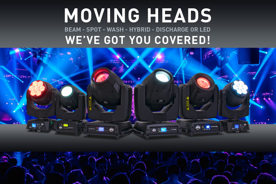 Ask Alfred: Moving Heads - Beam / Spot / Wash / Hybrid – We’ve Got You Covered!