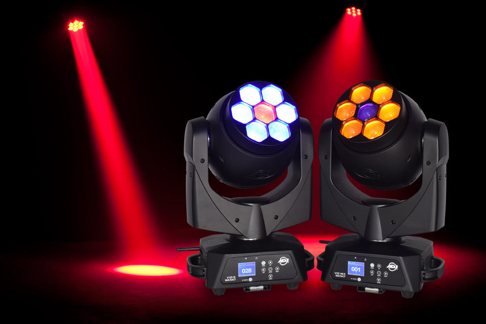 ADJ Expands Vizi Range of Professional Moving Heads with Two New Wash Fixtures
