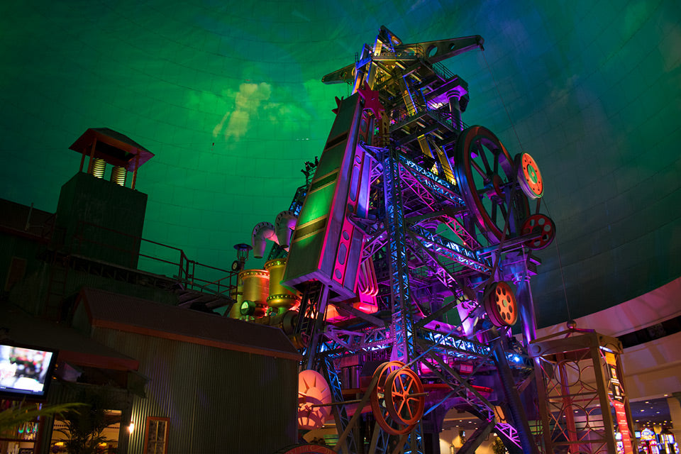 Over 225 ADJ Lighting Fixtures Breathes New Life Into Iconic Mining Rig Display At Leading Reno Resort