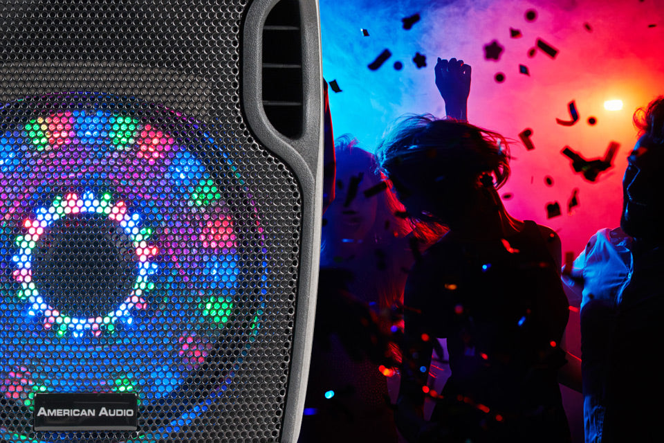 American Audio ELS 8GO LTW: Play Music Anywhere With A Built-in Lightshow!