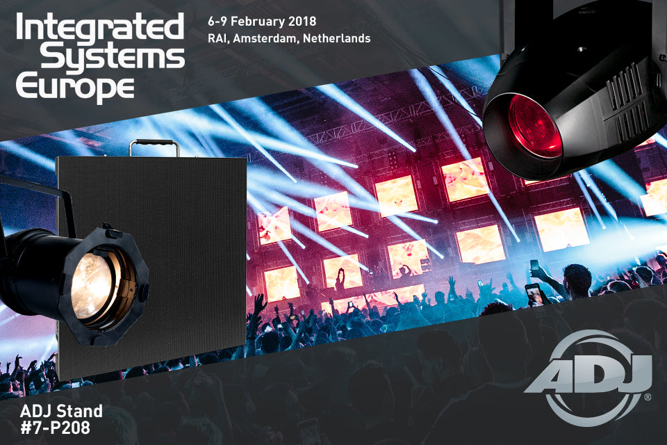 ADJ Lighting To Spotlight Three Products at ISE 2018 That Help AVL Professionals "Do More!"