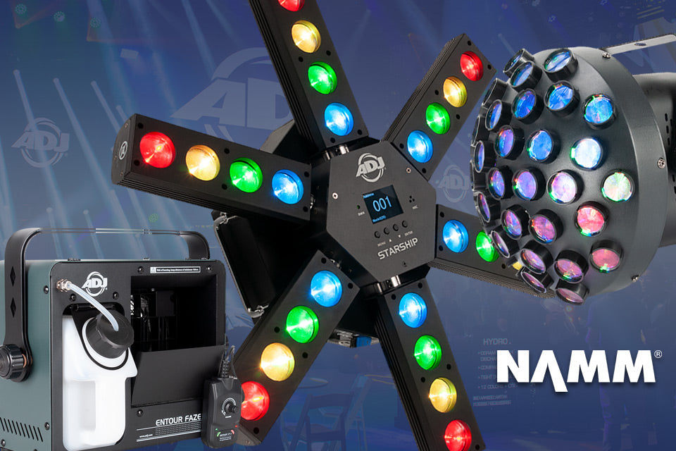 Seven Exciting New ADJ Products Set To Debut At NAMM 2019