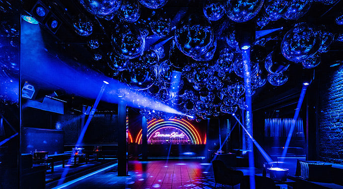 Almost 500 ADJ Mirror Balls Fill New Nightclub's Ceiling