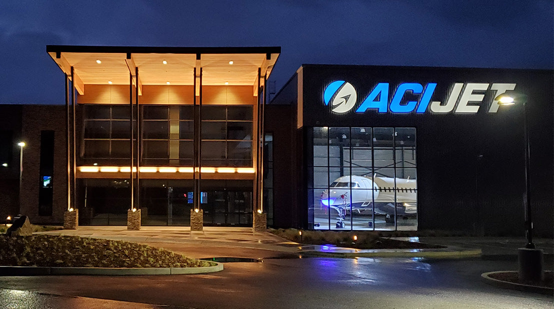 ADJ’s Focus Spot 4Z Chosen To Illuminate Display Of Jets At Aviation Firm’s New HQ