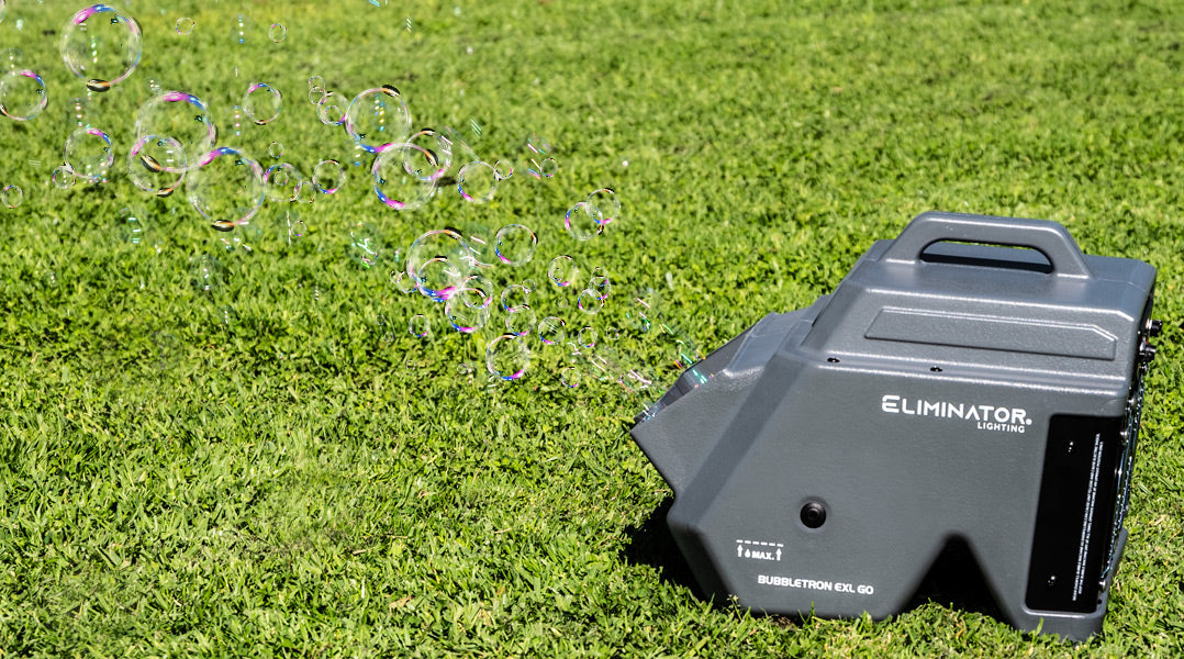 Eliminator Lighting’s New Bubbletron EXL GO Delivers Big Bursts Of Battery-powered Bubbles