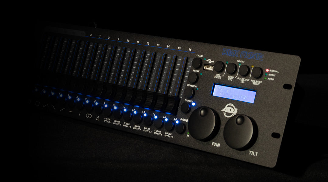 Introducing ADJ’s Simple, Compact, and Powerful New DMX FX512 Standalone Lighting Controller
