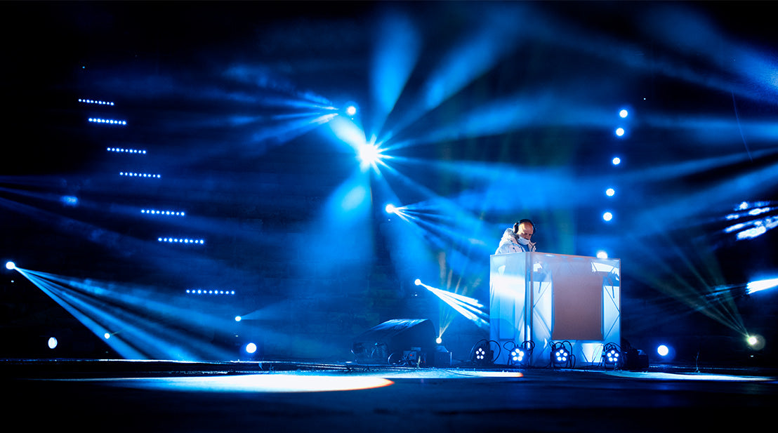 All ADJ Lighting Rig Used To Transform Ancient Outdoor Theatre In Cyprus For Charity Livestream