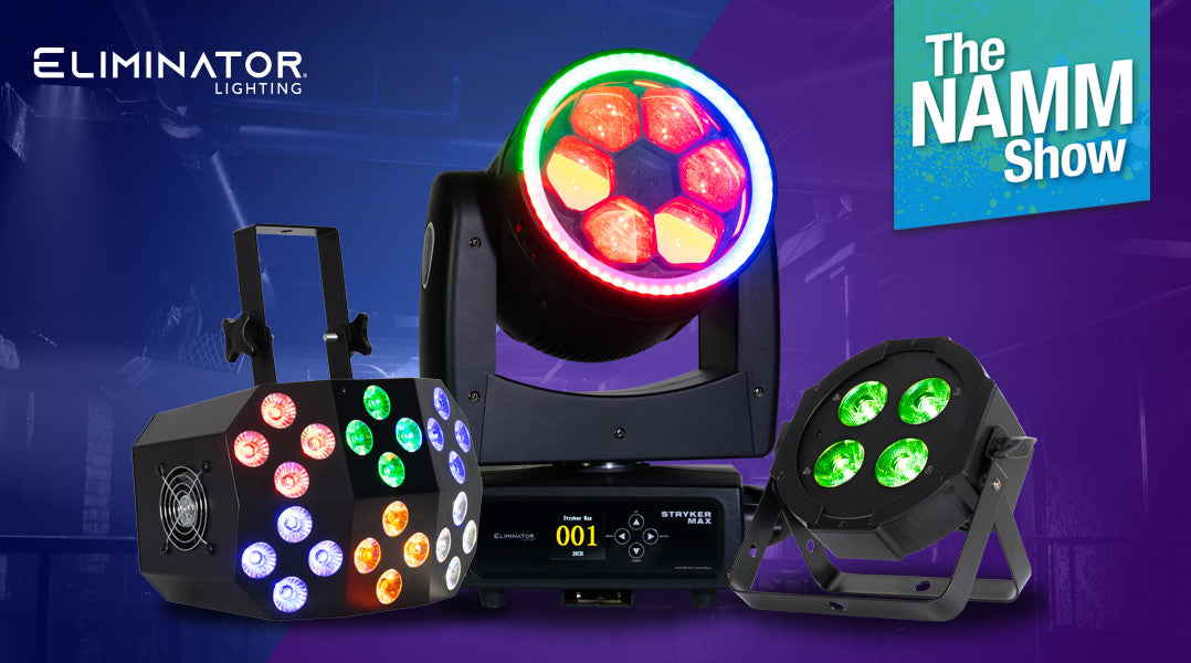 Eliminator Lighting To Debut Two Stryker Series Moving Heads + Other New Products At NAMM 2024