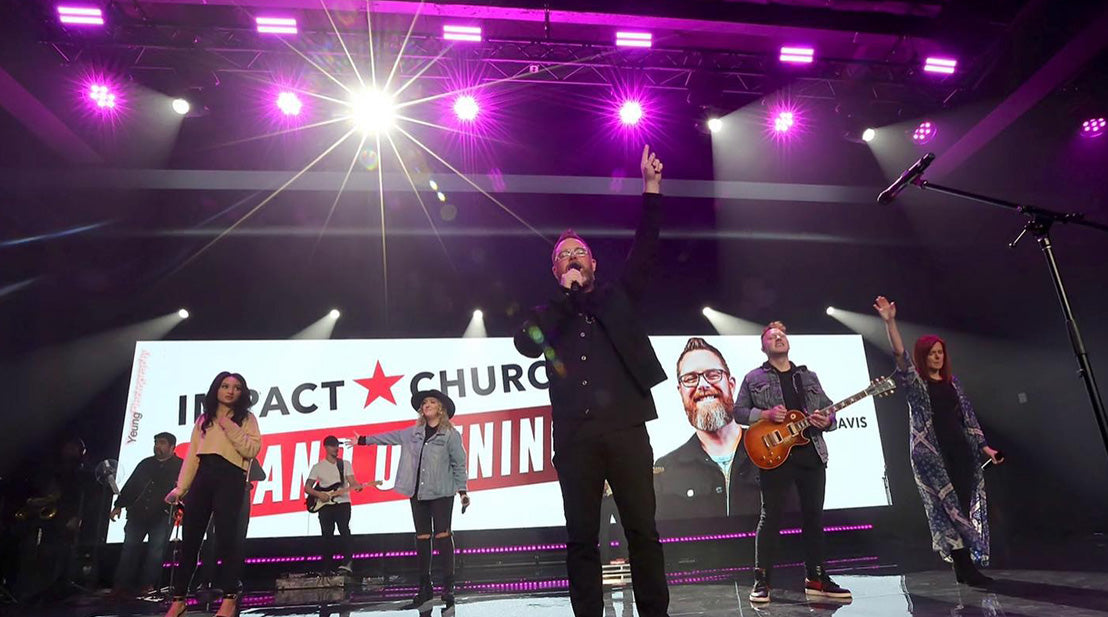Huge ADJ LED Video Wall Provides Backdrop For Impact Church’s New Worship Center