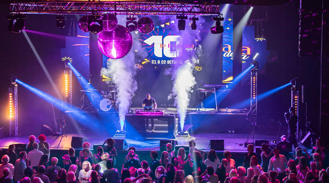 ADJ Lighting & Video Equipment Used For French Concert Venue’s 10th Anniversary Celebration