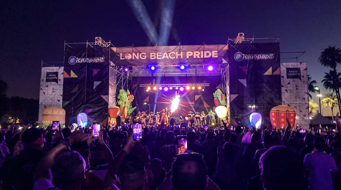 ADJ Lights Up Iggy Azalea & Natalia Jiménez At Long Beach Pride 2022