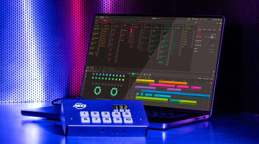 MyDMX 5: ADJ’s Most Powerful, Versatile and Intuitive myDMX Software To Date