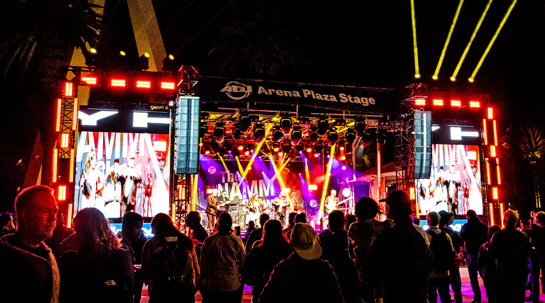 ADJ’s Full Potential Showcased on The Arena Plaza Stage at NAMM 2025