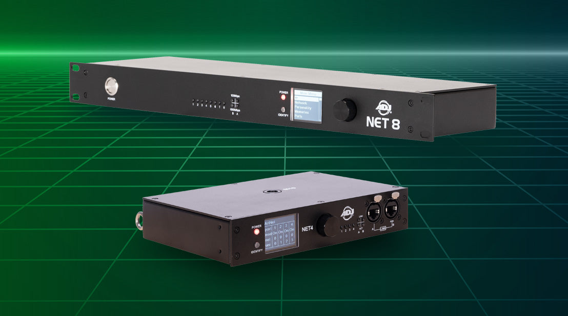 Take Control With ADJ’s NET 4 and NET 8 DMX-over-Ethernet Nodes