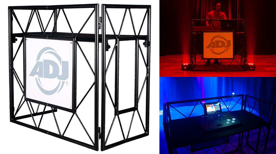 ADJ’s Versatile Portable Event Table Now Available With Sleek Matte Black Finish