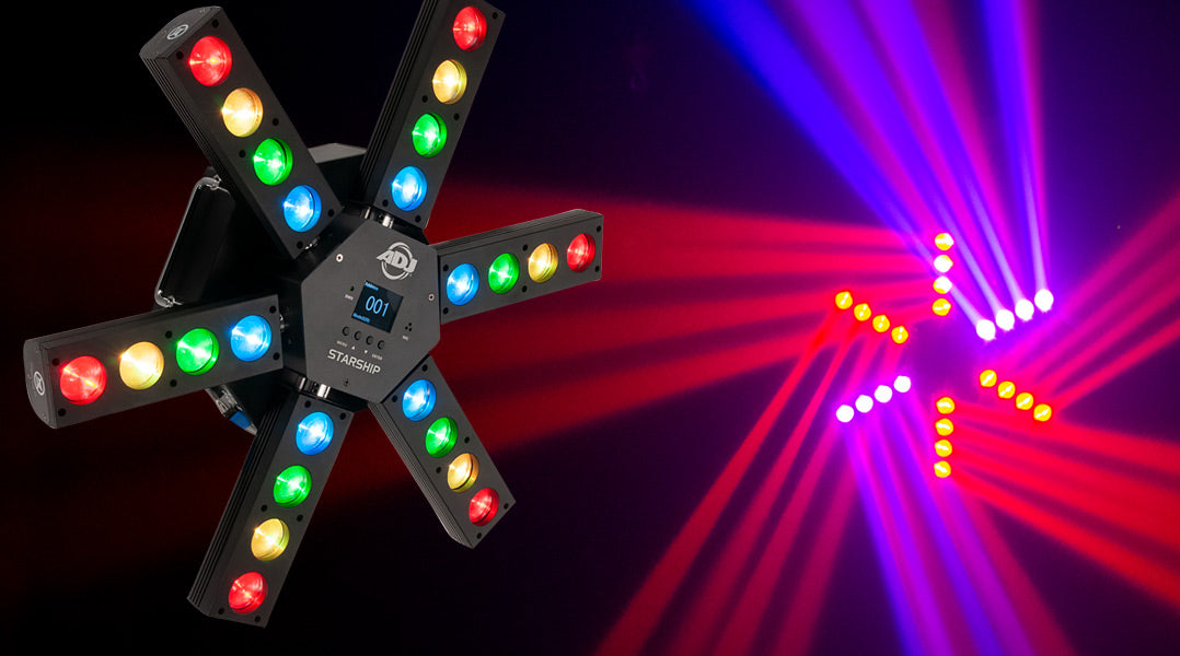 ADJ ステージライトセット ADJ's New Starship Lighting Centerpiece Is Out Of This World!