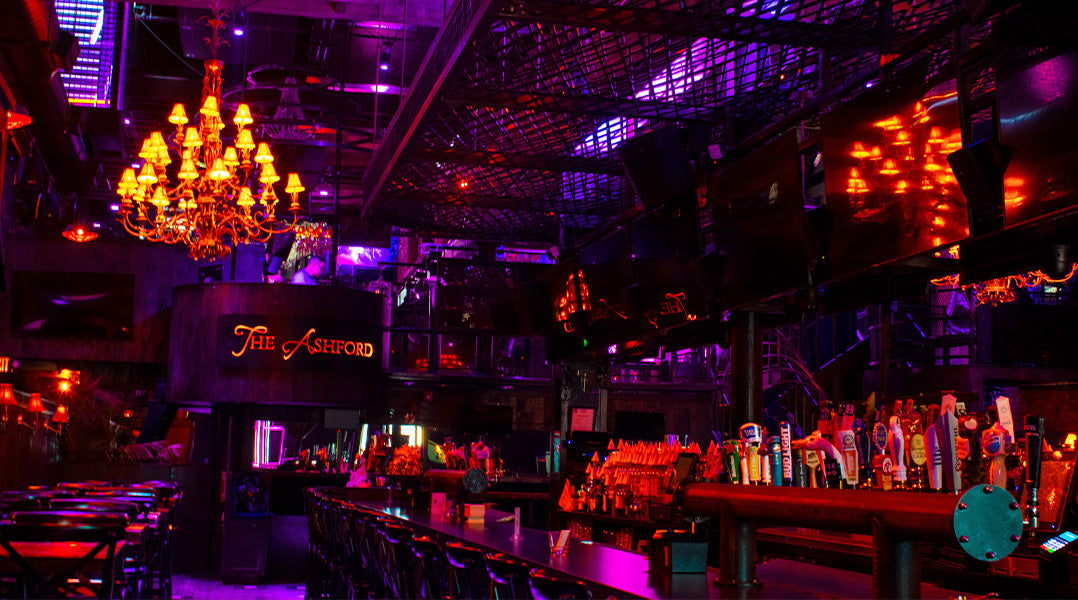 Over 120 ADJ Lighting Fixtures Enhance The Atmosphere Of Modern Speakeasy