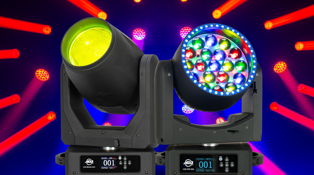 Create A Thrilling Combination of Potent Beams and Colorful Washes with the Vizi Beam CMY and Vizi Pix Z19