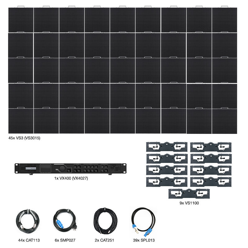 VERSUSバービー ADJ VS3 9X5 Video Panel System