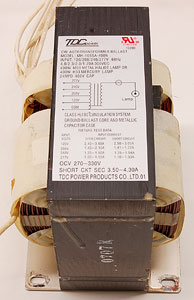 BALLAST FOR UV CANON