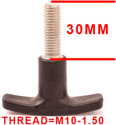 NEW STYLE M10-1.50 BRACKET KNOB FOR UV