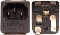 USE /*/* Z-DLS-COM AC SOCKET & FUSE HOLD