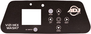 DISPLAY DECAL FOR VIZI HEX WASH 7