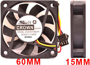 24VDC 3.84W FAN FOR VIZI BEAM RXONE