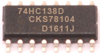 74HC138D SURFACE MOUNT IC FOR AV6X