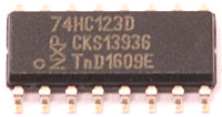 74HC123D SURFACE MOUNT IC FOR AV6X