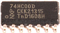 NXP74HC00D SURFACE MOUNT IC FOR AV6