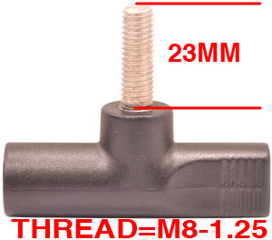 25MM BRACKET KNOB FOR 12P HEX IP, ENCORE