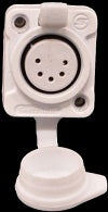 LADMX-37B XLR SOCKET FEMALE 32 HEX PANEL