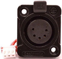 5PIN FEMALE XLR SOCKET FOR 7PZ IP