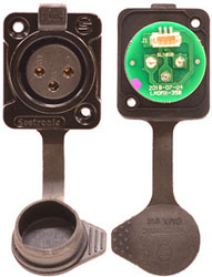 3PIN FEMALE XLR SOCKET FOR 7PZ IP