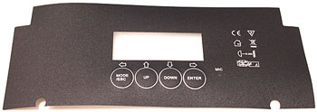 FACE PLATE DECAL FOR VIZI WASH LED 108