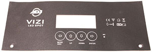 FACE PLATE DECAL FOR VIZI LED SPOT