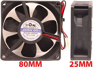 12vDC 0.20A FAN FOR UV COB CANNON