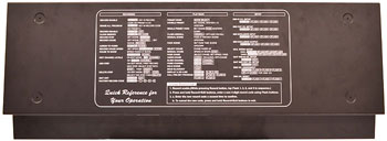 SOI NEW STYLE BOTTOM/BACK CHASSIS PANEL