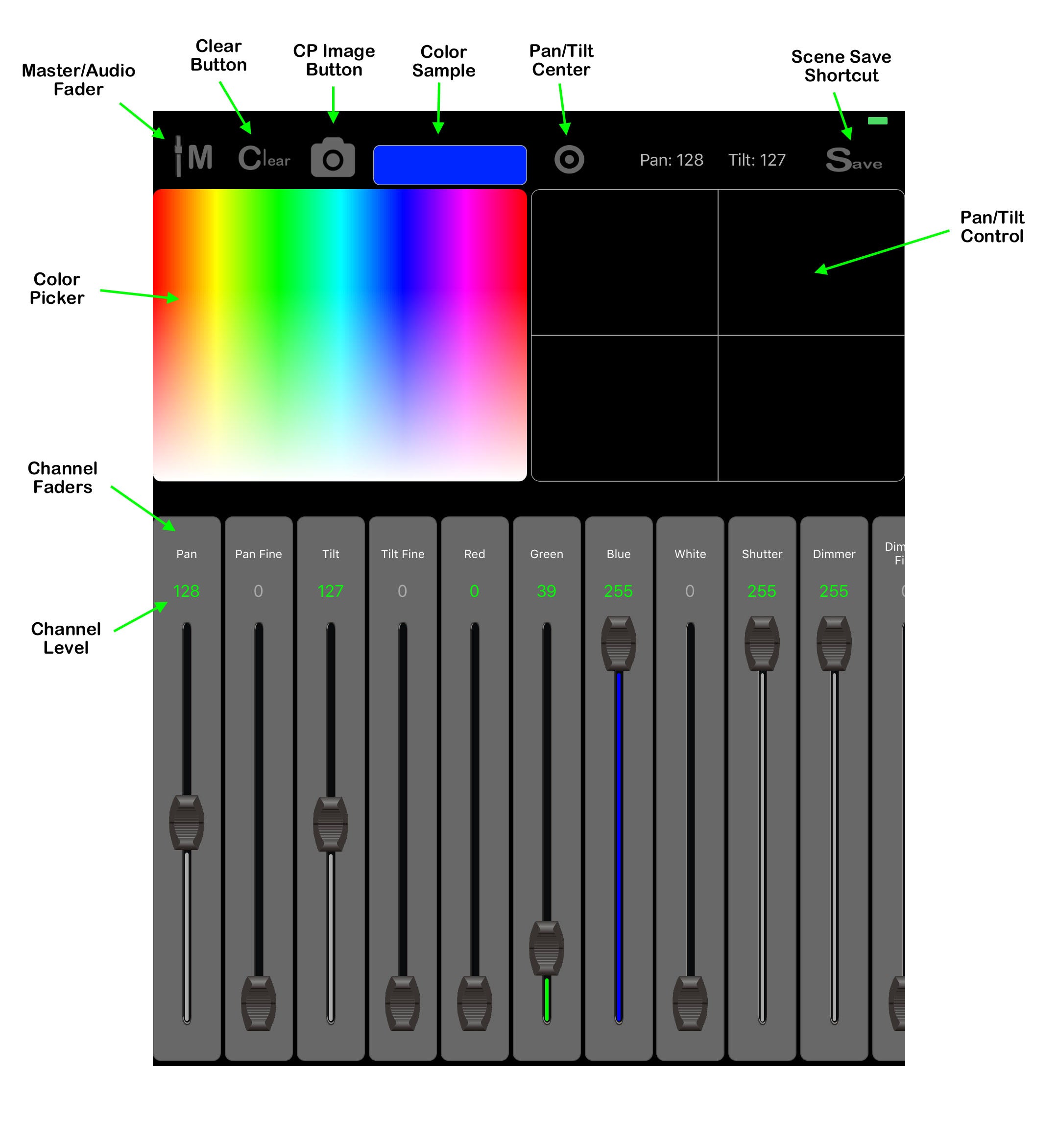 Airstream DMX Pro App