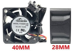 YY4028H24B DC 24V 0.24A BASE ROLLER FAN